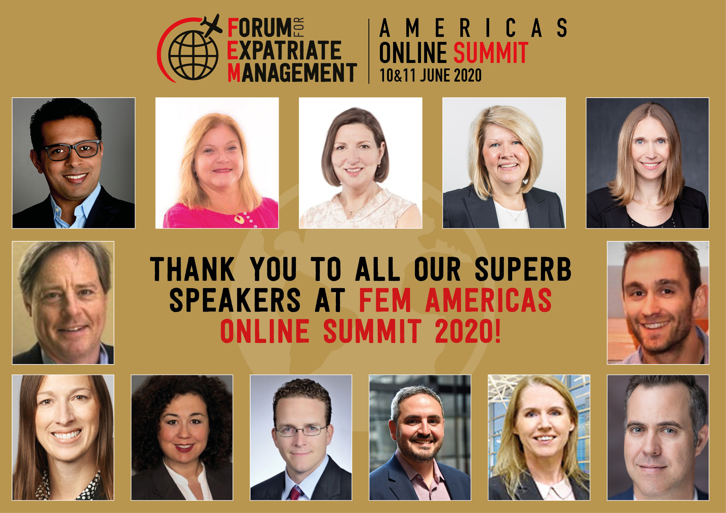 Many thanks to all the speakers and attendees at our first digital Summit - Americas Online 2020!