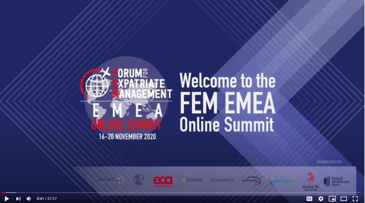 Catch up on five days of invaluable Global Mobility insight at the 2020 FEM EMEA Online Summit